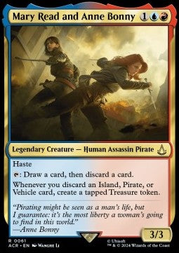 MTG - Universes Beyond: Assassin's Creed - 061 : Mary Read and Anne Bonny (Non Foil) (14831758475645)