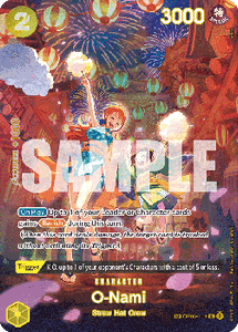 One Piece - 500 Years into the Future - OP06-101 : O-Nami (Parallel) (Special Rare) (9521012572407)