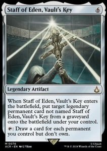 MTG - Universes Beyond: Assassin's Creed - 260 : Staff of Eden, Vault's Key (Foil) (9491655721207)