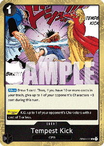 One Piece - 500 Years into the Future - OP07-096 : Tempest Kick (Rare) (8370349736183)