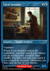 MTG - Universes Beyond: Assassin's Creed - 194 : Loyal Inventor (Etched Foil) (8415254479095)