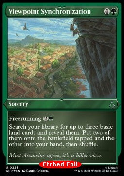 MTG - Universes Beyond: Assassin's Creed - 223 : Viewpoint Synchronization (Etched Foil) (8414795137271)