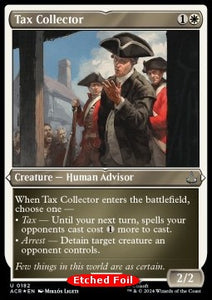 MTG - Universes Beyond: Assassin's Creed - 182 : Tax Collector (Etched Foil) (8414825644279)