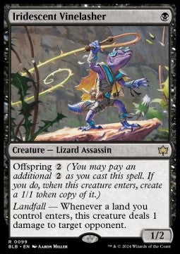 MTG - Bloomburrow - 099 : Iridescent Vinelasher (Non Foil) (9506560147703)