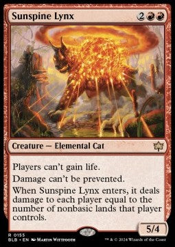 MTG - Bloomburrow - 155 : Sunspine Lynx (Non Foil) (14831760277885)