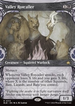 MTG - Bloomburrow - 313 : Valley Rotcaller (Non Foil) (Borderless) (8414612029687)