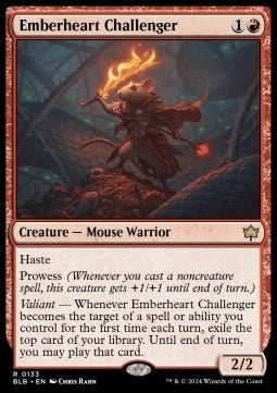 MTG - Bloomburrow - 133 : Emberheart Challenger (Non Foil) (14831760310653)