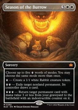 MTG - Bloomburrow - 282 : Season of the Burrow (Foil) (Borderless) (8414605541623)