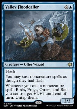 MTG - Bloomburrow - 079 : Valley Floodcaller (Foil) (8414623957239)