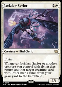 MTG - Bloomburrow - 018 : Jackdaw Savior (Non Foil) (9504994951415)