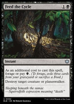 MTG - Bloomburrow - 094 : Feed the Cycle (Foil) (8414627037431)