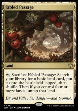 MTG - Bloomburrow - 252 : Fabled Passage (Non Foil) (9506195767543)