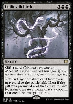 MTG - Bloomburrow - 086 : Coiling Rebirth (Non Foil) (9506195898615)