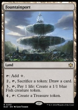 MTG - Bloomburrow - 253 : Fountainport (Non Foil) (9506561097975)