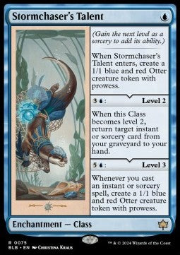 MTG - Bloomburrow - 075 : Stormchaser's Talent (Non Foil) (9506560311543)