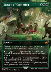 MTG - Bloomburrow - 286 : Season of Gathering (Non Foil) (Borderless) (8414610653431)