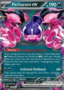 SCARLET AND VIOLET, Shrouded Fable - 039/064 : Pecharunt ex (Half Art) (8408492278007)