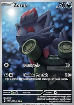 SCARLET AND VIOLET, Shrouded Fable - 075/064 : Zorua (Full Art) (8408490737911)