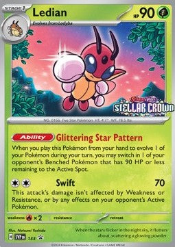 SCARLET & VIOLET, Black Star Promo - SVP-133 : Ledian (Holo) (9542107594999)