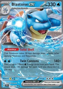 SCARLET AND VIOLET, Stellar Crown - 030/142 : Blastoise ex (Half Art) (14834184454525)