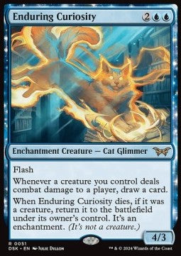 MTG - Duskmourn: House of Horror - 051 : Enduring Curiosity (Non Foil) (9530256228599)