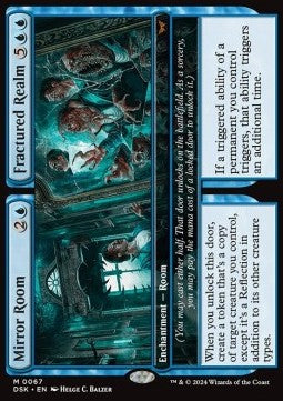 MTG - Duskmourn: House of Horror - 067 : Mirror Room // Fractured Realm (Non Foil)