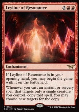 MTG - Duskmourn: House of Horror - 143 : Leyline of Resonance (Non Foil) (9530260685047)