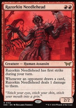 MTG - Duskmourn: House of Horror - 153 : Razorkin Needlehead (Foil)