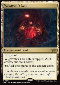 MTG - Duskmourn: House of Horror - 271 : Valgavoth's Lair (Non Foil) (14831761031549)