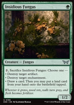 MTG - Duskmourn: House of Horror - 186 : Insidious Fungus (Non Foil) (9530252034295)