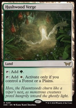 MTG - Duskmourn: House of Horror - 261 : Hushwood Verge (Non Foil)