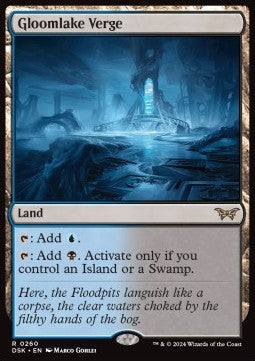 MTG - Duskmourn: House of Horror - 260 : Gloomlake Verge (Non Foil) (14894335721853)