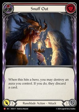 FAB - Rosetta - ROS117 : Snuff Out (Red) (Non Foil)