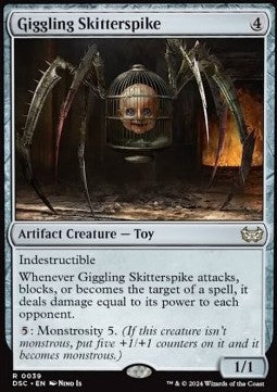 MTG - Commander: Duskmourn: House of Horror - 039 : Giggling Skitterspike (Non Foil)
