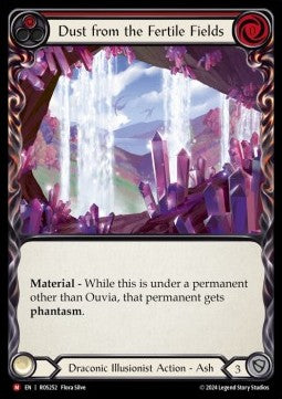 FAB - Rosetta - ROS252 : Dust from the Fertile Fields (Red) (Non Foil)