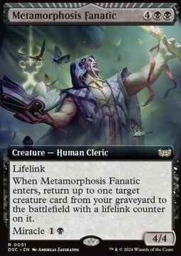 MTG - Commander: Duskmourn: House of Horror - 051 : Metamorphosis Fanatic (Non Foil) (Borderless)