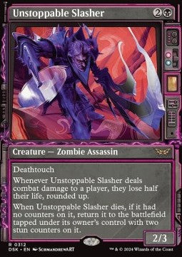 MTG - Duskmourn: House of Horror - 312 : Unstoppable Slasher (Non Foil)