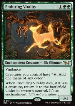 MTG - Duskmourn: House of Horror - 176 : Enduring Vitality (Non Foil) (9530306527479)