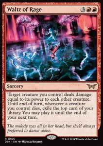 MTG - Duskmourn: House of Horror - 165 : Waltz of Rage (Non Foil) (9530305183991)