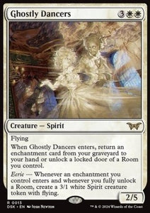 MTG - Duskmourn: House of Horror - 013 : Ghostly Dancers (Non Foil) (9527651008759)