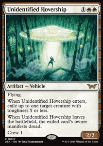 MTG - Duskmourn: House of Horror - 037 : Unidentified Hovership (Non Foil) (9530304594167)