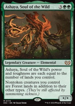 MTG - Commander: Duskmourn: House of Horror - 170 : Ashaya, Soul of the Wild (Non Foil)