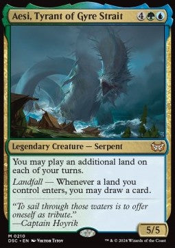 MTG - Commander: Duskmourn: House of Horror - 210 : Aesi, Tyrant of Gyre Strait (Non Foil)