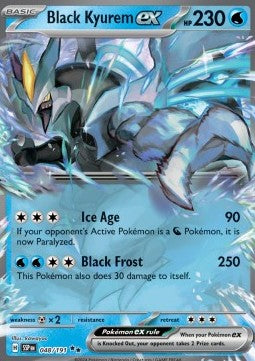 SCARLET AND VIOLET, Surging Sparks - 048/191 : Black Kyurem ex (Half Art)