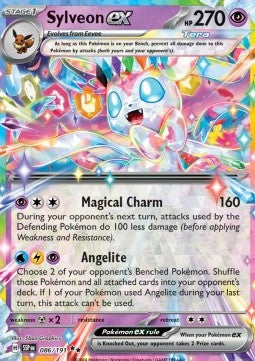 SCARLET AND VIOLET, Surging Sparks - 086/191 : Sylveon ex (Half Art)