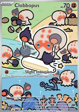 SCARLET AND VIOLET, Surging Sparks - 207/191 : Clobbopus (Illustration Rare)