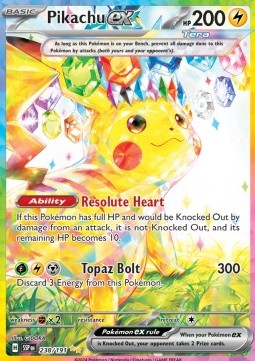 SCARLET AND VIOLET, Surging Sparks - 238/191 : Pikachu ex (Full Art)
