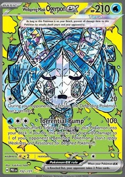 Scarlet & Violet, Prismatic Evolutions - 152/131 : Wellspring Mask Ogerpon ex (Full Art)