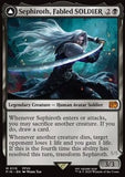 MTG - FINAL FANTASY - 0115 : Sephiroth, Fabled SOLDIER // Sephiroth, One-Winged Angel (Non Foil)