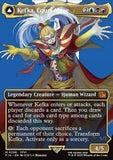 MTG - FINAL FANTASY - 0398 : Kefka, Court Mage // Kefka, Ruler of Ruin (Foil) (Borderless)